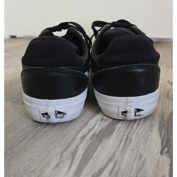 Vans Sneakers Women's Size 7.5 Canvas Black White - Picture 5 of 9